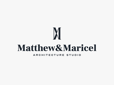 Architecture Studio Logo architecture logo architecture studio branding logo logo construction logo design logo grid logo mark m letter m logo minimal