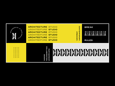 Banner Design for Matthew and Maricel Architecture Studio architectural design architecture banner branding flyer layout poster art poster design poster typography typography