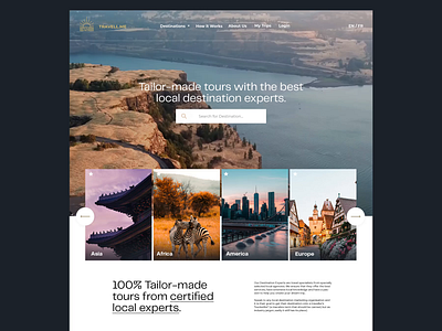Travell.me agency branding design travel travel agency typography user experience user interface web designer webdesign website website design