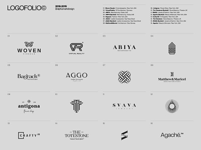Logofolio Alphamark / 2018-19 brand mark branding design logo logo design logo mark logofolio logos logotype mark symbol symbols trademark vector