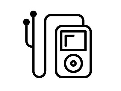 Ipod design iconography illustration