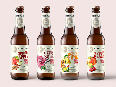 American Sour Beer Package Design and Illustration beer illustration package design