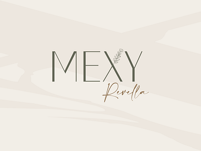 Mexy Revella background brand brand design brand identity branding business colour concept creative creative design design graphic design logo logo design marketing minimalism minimalist logo modern modern logo monogram