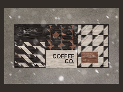 Brave Fox Coffee - Print brand branding poster print