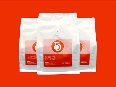 Da Capo - Packaging bag brand coffee coffee shop packaging print