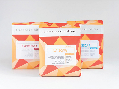 Transcend Coffee Packaging