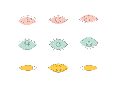 eyes icon illustration