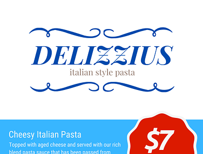 Delizzius branding design logo