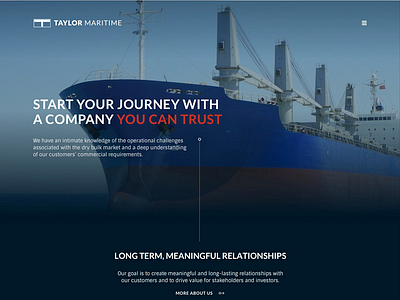 Shipping Logo and web website concept