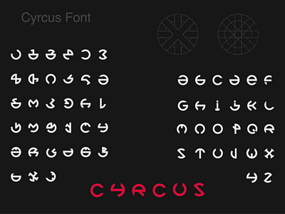 Cyrcus Font font graphic design typography