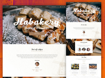 Habakery website bakery clean hcm nam website