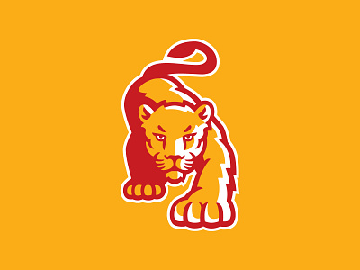 Lion mascot logo