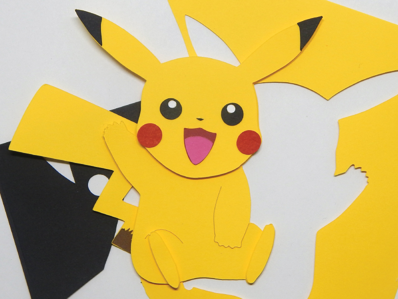 Paper Cut Pikachu by Amelia Thompson on Dribbble