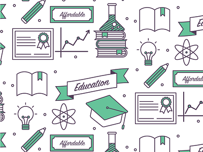 Education Icons Pattern