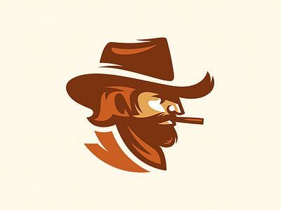 Brave character 2 character cowboy design illustration traveling western