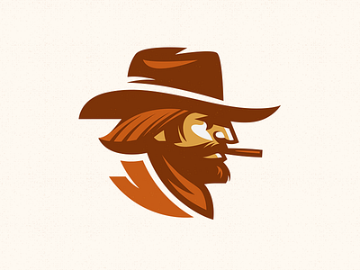 Brave character 3 character cowboy design illustration traveling western