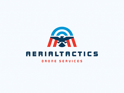 AERIALTACTICS aerial air aircraft bird brand design drone logo symbol tactics