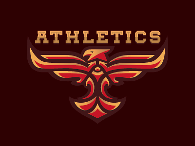 Athletics athletics fiery fitness logo sport