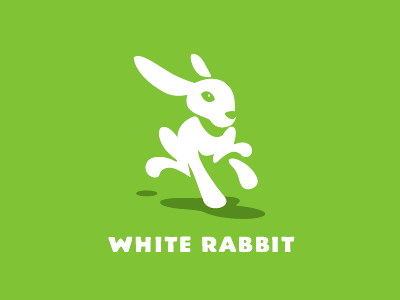 White Rabbit animal charity child fund logo rabbit