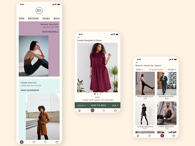 Modura | E-commerce Mobile App app clothing brand design ecommerce icon icon design interface ios app design logo logo design mobile app design mobile ui ui ux