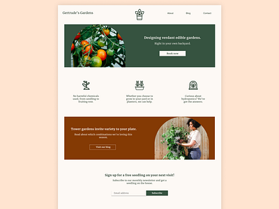 Gardener's Desktop Homepage
