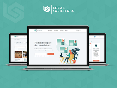 Local Solicitors app design graphic design illustration logo typography ui ux vector