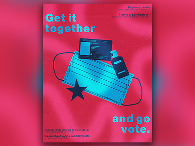 2020 Election Poster Series (2) design election illustration politics poster print retro sanserif typography vintage