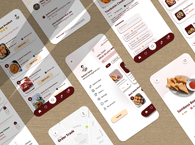 Qahira Kitchen/ Food Mobile App foodapp mobileapp orderfoodapp uiuxdesign
