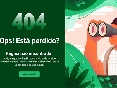 Erro 404 - Desafio #DailyUi008 case case study dailyui dailyui008 dailyuichallenge ui ui design ux ux design