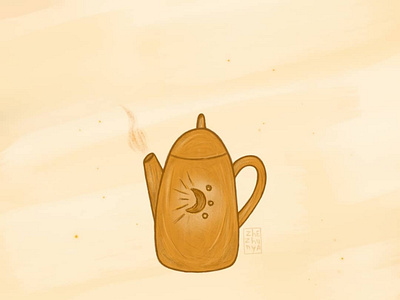 Чайничек branding illustration minimal typography арт детская детскаяиллюстрация книжная иллюстрация стиль чай