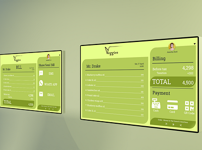 Veggies- More than payments branding design minimal more than payment payment app ui ux