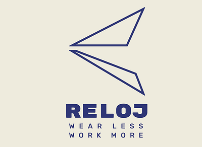 RELOJ branding design icon illustration logo minimal typography vector