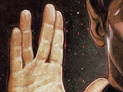 Star Trek Origins - Preview geek art original spock star trek