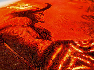 Hellboy Closeup hellboy