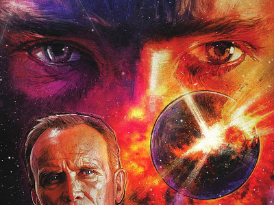 Star Trek: Khan #4 art comic book cover cumberbatch illustration khan peter weller space star trek