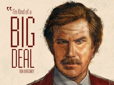 Anchorman Caption Competition anchorman classy competition film illustration movie portrait poster quote will ferrel