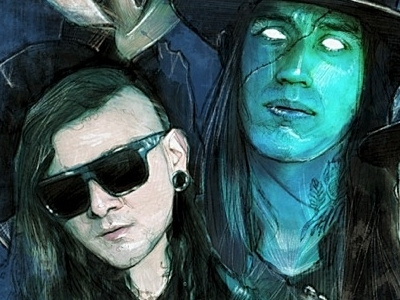 Skrillex and Whiiite! skrillex whiiite