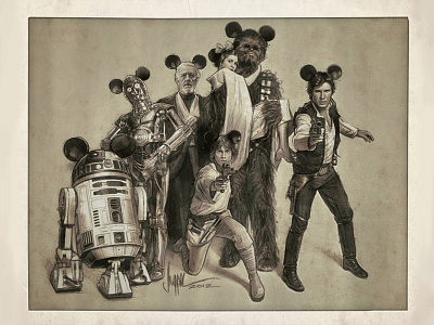 The Gang's All Here: Disney / LucasFilm Variant