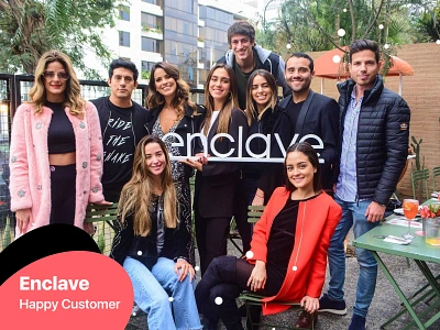 Enclave: Enclave Arrived in Lima branding dating dating app datingapp enclave happy customer lima