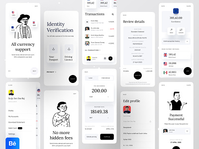 Case Study : A Better Way to Handle Your Money airtm bank app banking app dribbble dribbble best shot finance finance app financial fintech fintech app minimal app money transfer ofspace ofspace agency paypal paytm phonepe transfer money wallet app wallet ui