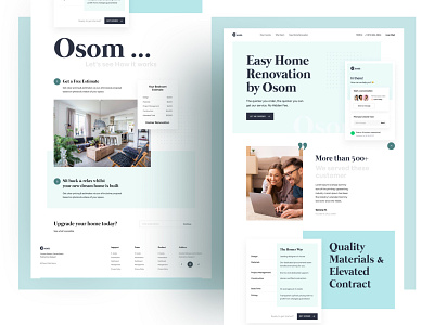 Osom | Real Estate UI branding design creative dribbble 2021 dribbble best shot ofspace ofspace agency real estate real estate agency real estate agent real estate app real estate branding real estate logo real estate ui real estate web real estate website realestate web design website website design