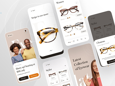 Latest Collection of Eyewear 2021 trend app app design app design icon ui web ios guide brand brand design brand identity branding branding agency branding concept branding design dribbble 2021 dribbble best shot eyeswear eyewear ios app ios apps ofspace ofspace academy ofspace agency