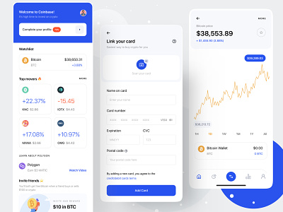 Coinbase Redesign Exploration branding coinbase crypto crypto app crypto wallet cryptocurrency cryptocurrency app design trend 2021 dribbble 2021 dribbble best shot ofspace ofspace agency ofspace digital agency surja sen das raj timebees wallet