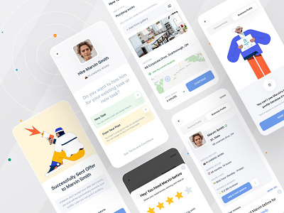 Google Nearme | Design Case Study | Business Profile app design app designer branding clean app design creative design dribbble 2022 dribbble best shot google google map google maps google nearme gradient map minimal app ux