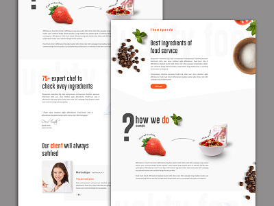 Exclusive Food Template chef design food template responsive themepanda ui ux