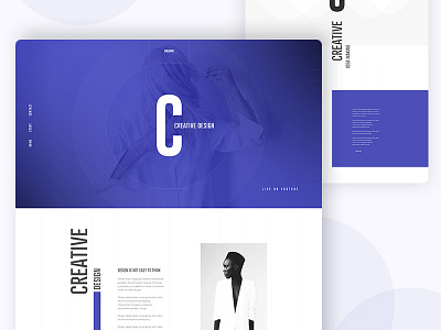 DEX Creative Landing Page Design III 