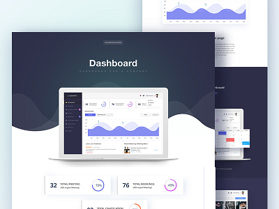 Complete Dashboard Design for a Company agency landing complete dashboard dashboard dribbble best shot illustration infograph landing template ux