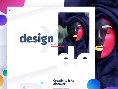 D E S I G N - Creativity is to discover bubble color creative design gmail google gradient new trend template typography ui ux