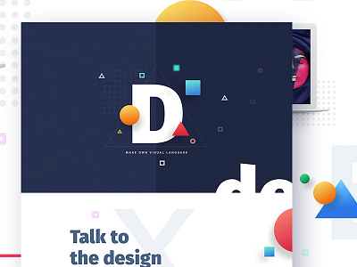 Experimental Design bubble color creative design gmail google gradient new trend template typography ui ux