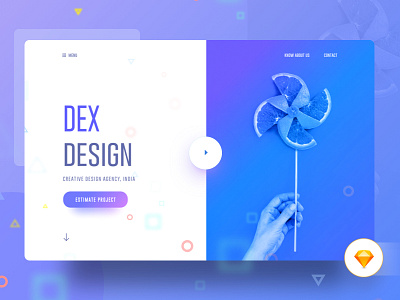 Free Free : Visual Language 8 bubble color creative design gmail google gradient new trend template typography ui ux